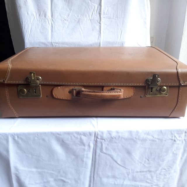 Antica valigia in fibra Vera Fibra Adams - vintage