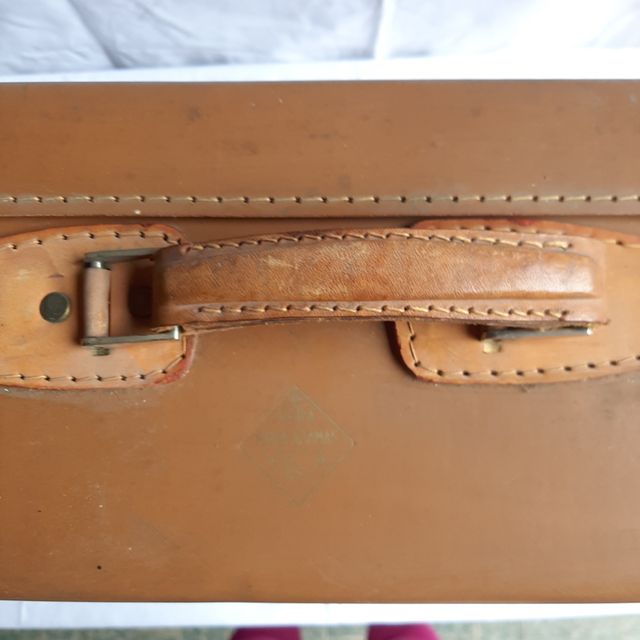 Antica valigia in fibra Vera Fibra Adams - vintage