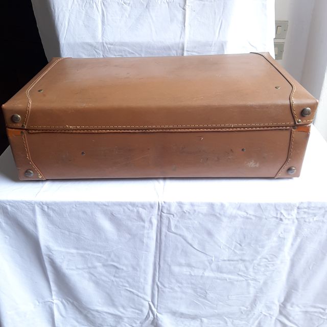 Antica valigia in fibra Vera Fibra Adams - vintage