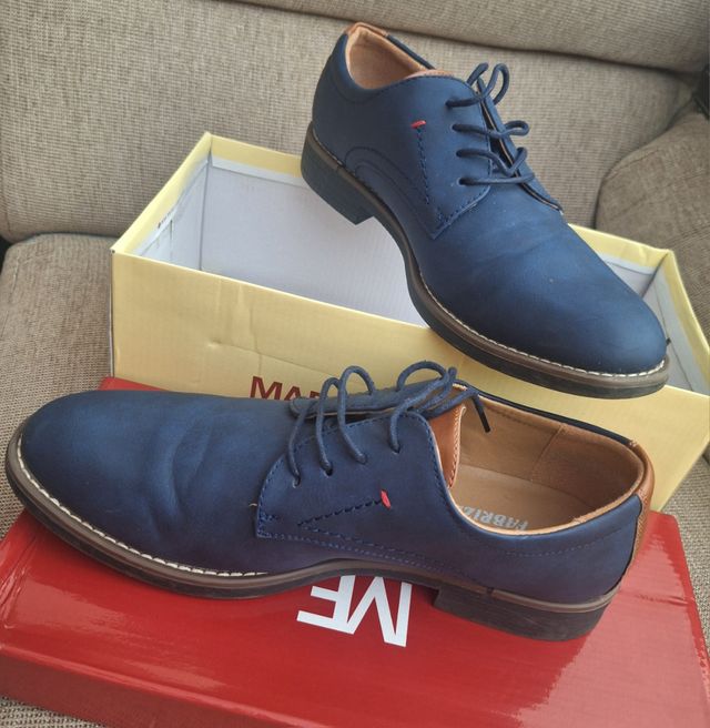 Zapatos vestir axul marino t42