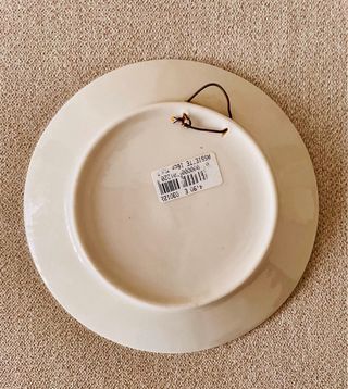 Piatto ceramica Montecarlo da appendere dia.15 cm 