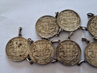 Pulsera monedas portuguesas