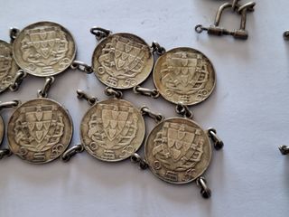 Pulsera monedas portuguesas