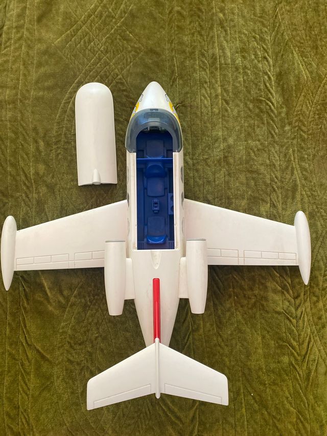 Avion summer fun playmobil con 3 pasajeros y moto