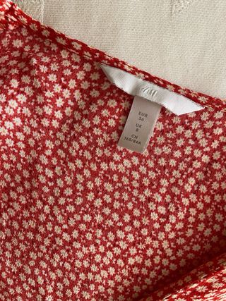 Vestido margaritas H&M