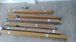 Puertas madera maciza con cristal