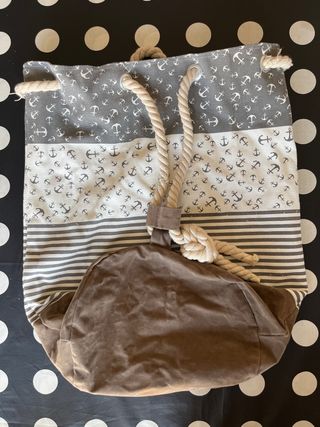 Mochila cuerdas anclas