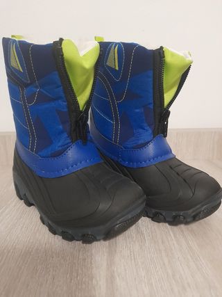 Botas nieve infantil con suela luminosa 