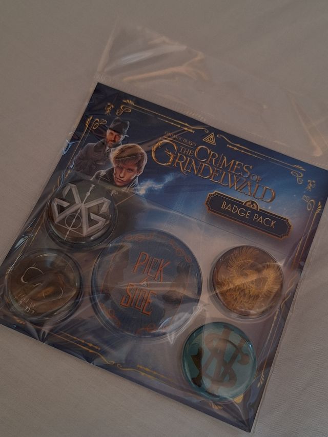 Chapas pines Animales Fantásticos