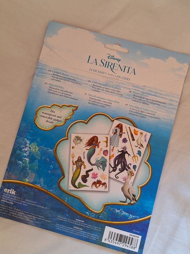 Pegatinas La sirenita