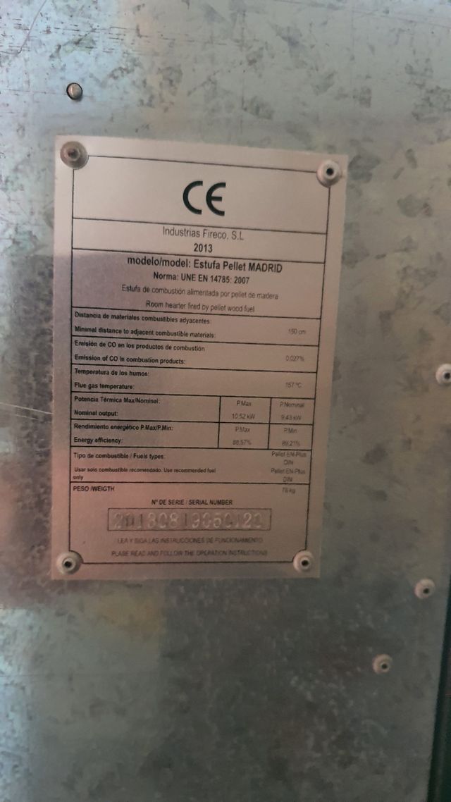 Estufa de pellet