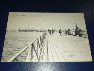 Postal Villagarcía Pontevedra Galicia