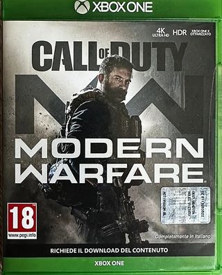 Xbox One gioco Call duty modern warfare 