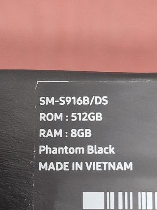 SOLO Caja Samsung Galaxy S23+ Negro