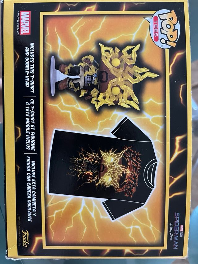 Funko pop spider man mas camiseta