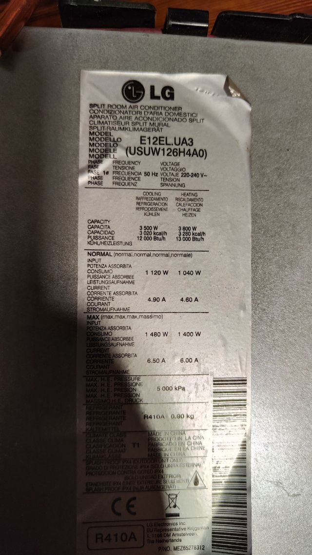 Placas electrónicas Lg E12EL
