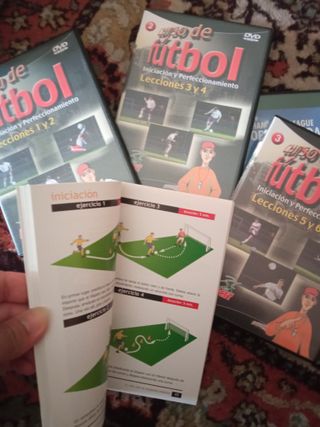 Curso fútbol,3 DVD + libro