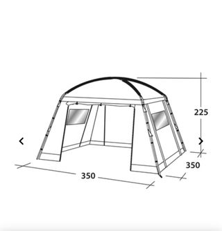 Carpa Outwell Oklahoma Lite Daytent  3.5 x 3.5