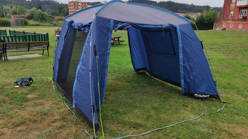 4 mann zelt high peak Trekkingzelt Falcon LW Personen Tunnel Camping Alu Le Material_Schurwolle Farbe:Hellgrün / Light Green (564) Gorilla Grow Tent 10'