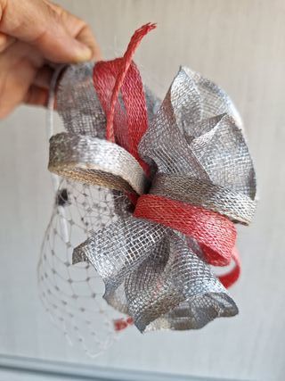 Vestido fiesta y tocado - Mujer