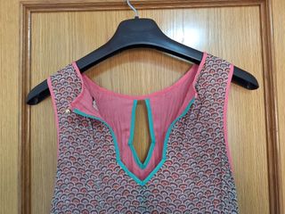 Vestido fiesta y tocado - Mujer