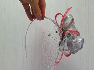 Vestido fiesta y tocado - Mujer