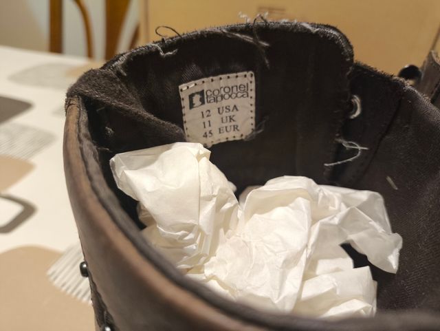 Botas de Piel Coronel Tapioca 