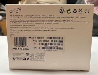 Cámara Arlo Interior .