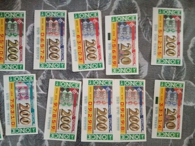 70 aprox Cupones once año 96