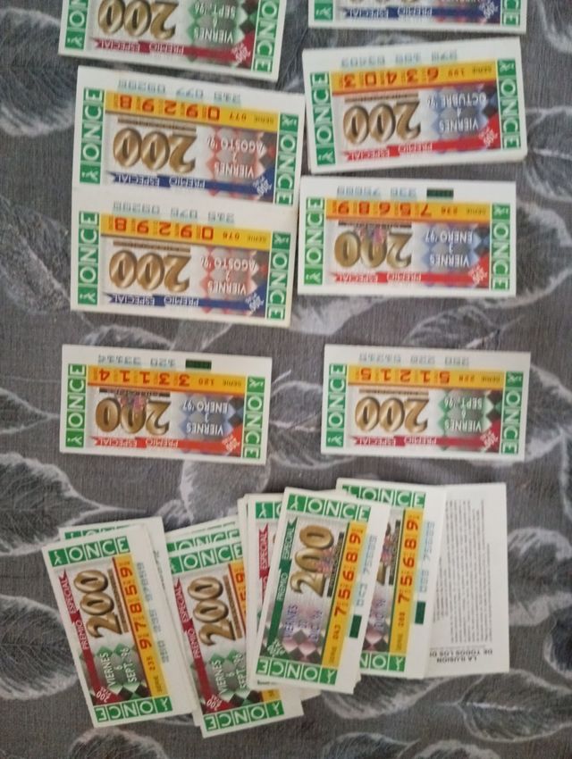 70 aprox Cupones once año 96