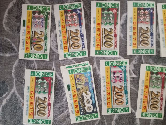 70 aprox Cupones once año 96