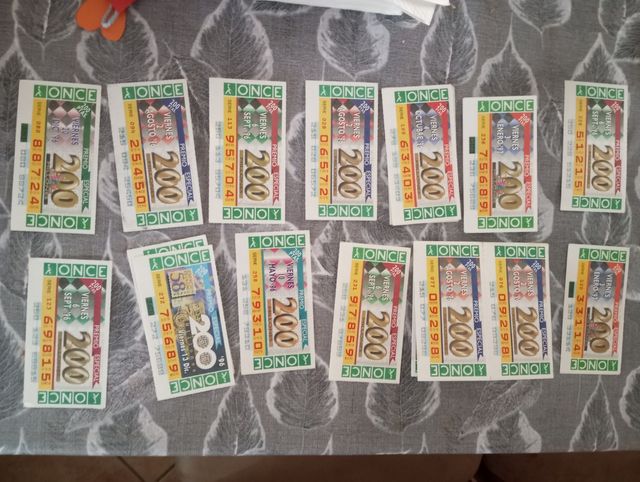 70 aprox Cupones once año 96