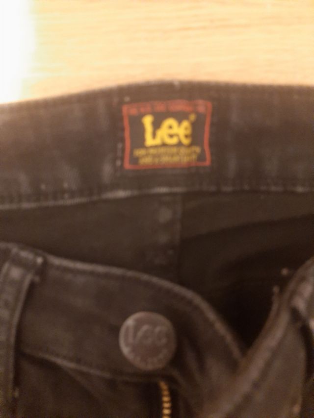 LEE Pantalon vaquero chico negro Talla 32