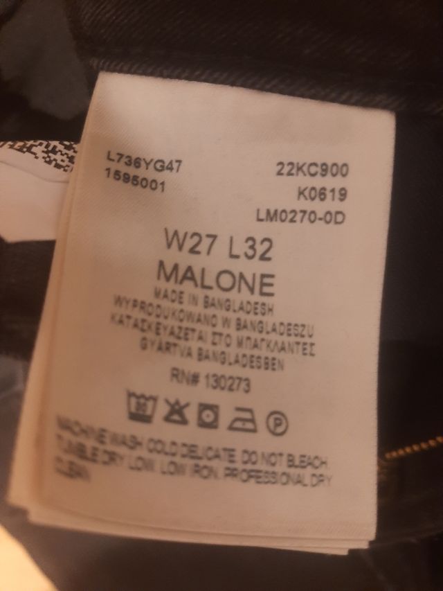 LEE Pantalon vaquero chico negro Talla 32