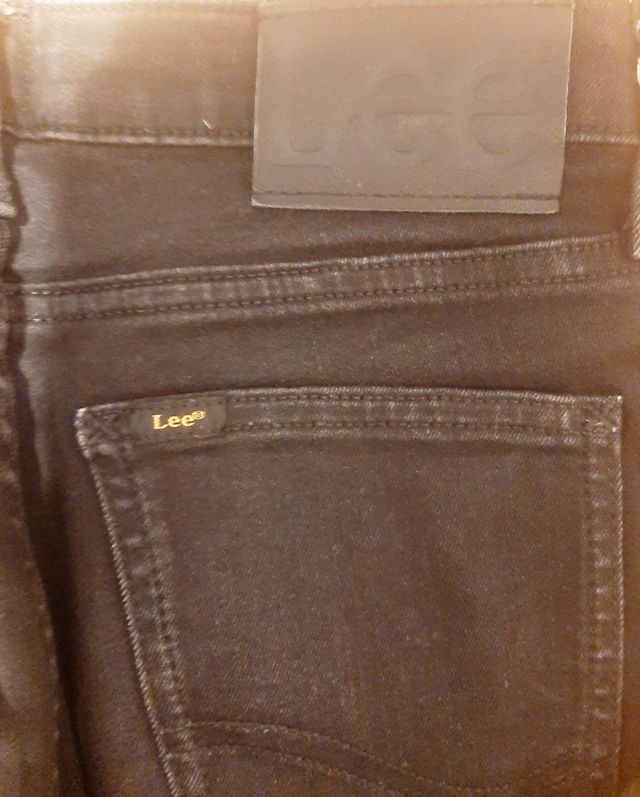LEE Pantalon vaquero chico negro Talla 32