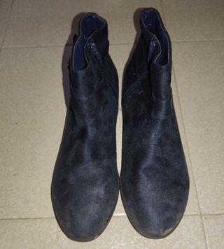 Botines azul marino