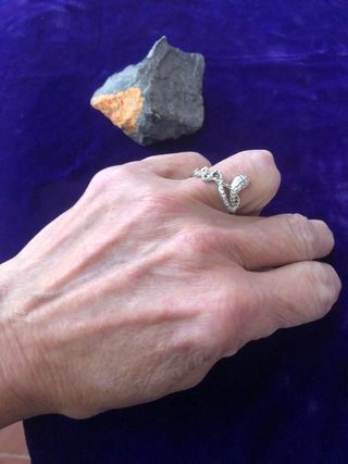 Anillo de plata serpiente 