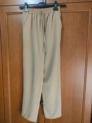 Pantalón Beige M 100% viscosa