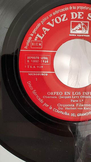 Offenbach Karajan single