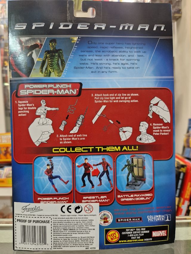 Spiderman Power Punch Toy Biz 2002