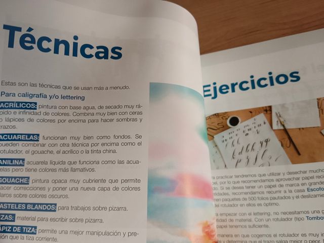Libro caligrafía y lettering
