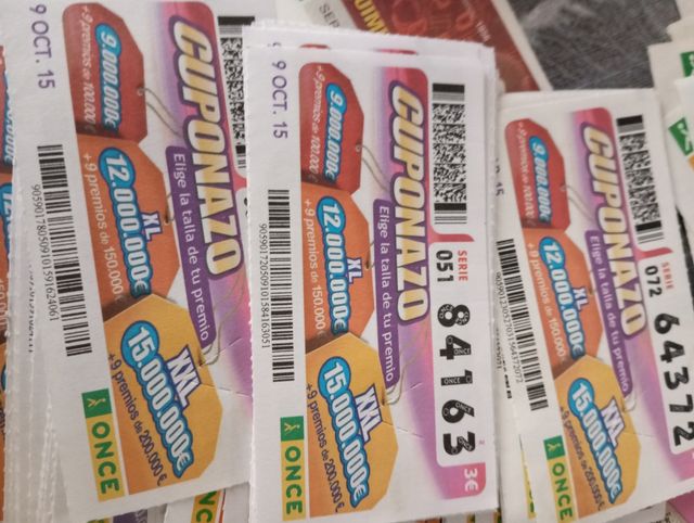 Lote 75 cupones aprox Cuponazo 2015