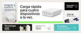 BELKIN CARGADOR 4 USB-C GAN BOOSTCHARGE PRO PD 3.1