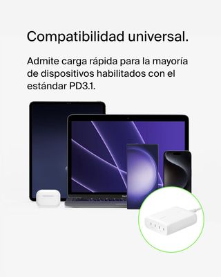 BELKIN CARGADOR 4 USB-C GAN BOOSTCHARGE PRO PD 3.1