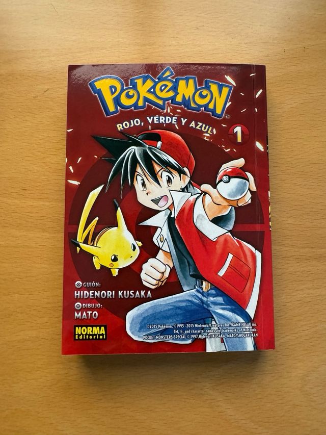 Comic Pokémon: Rojo, verde y azul vol. 1