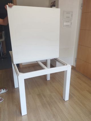 Mesa extensible cuadrada comedor “Banak”