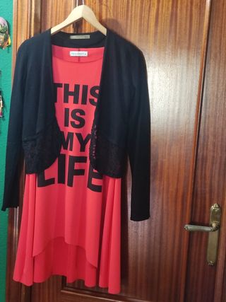 Vestido y chaqueta 