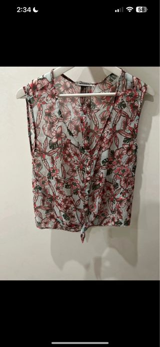 Pull&Bear Camisa sin mangas