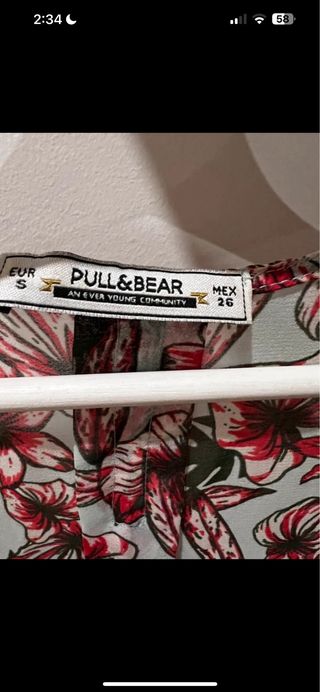 Pull&Bear Camisa sin mangas