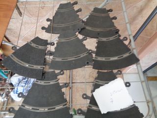 lote 52 pistas de scalextric contine 6 rectas, 7